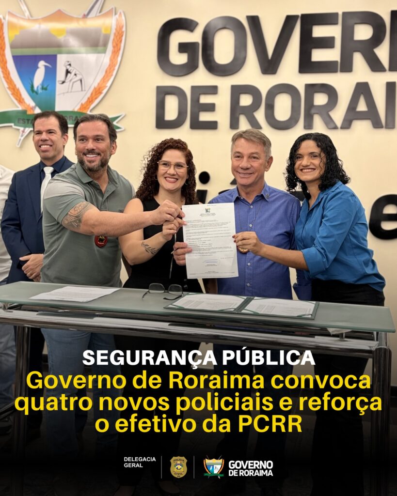 seguranca-publica:-governo-de-roraima-convoca-quatro-novos-policiais-e-reforca-o-efetivo-da-pcrr