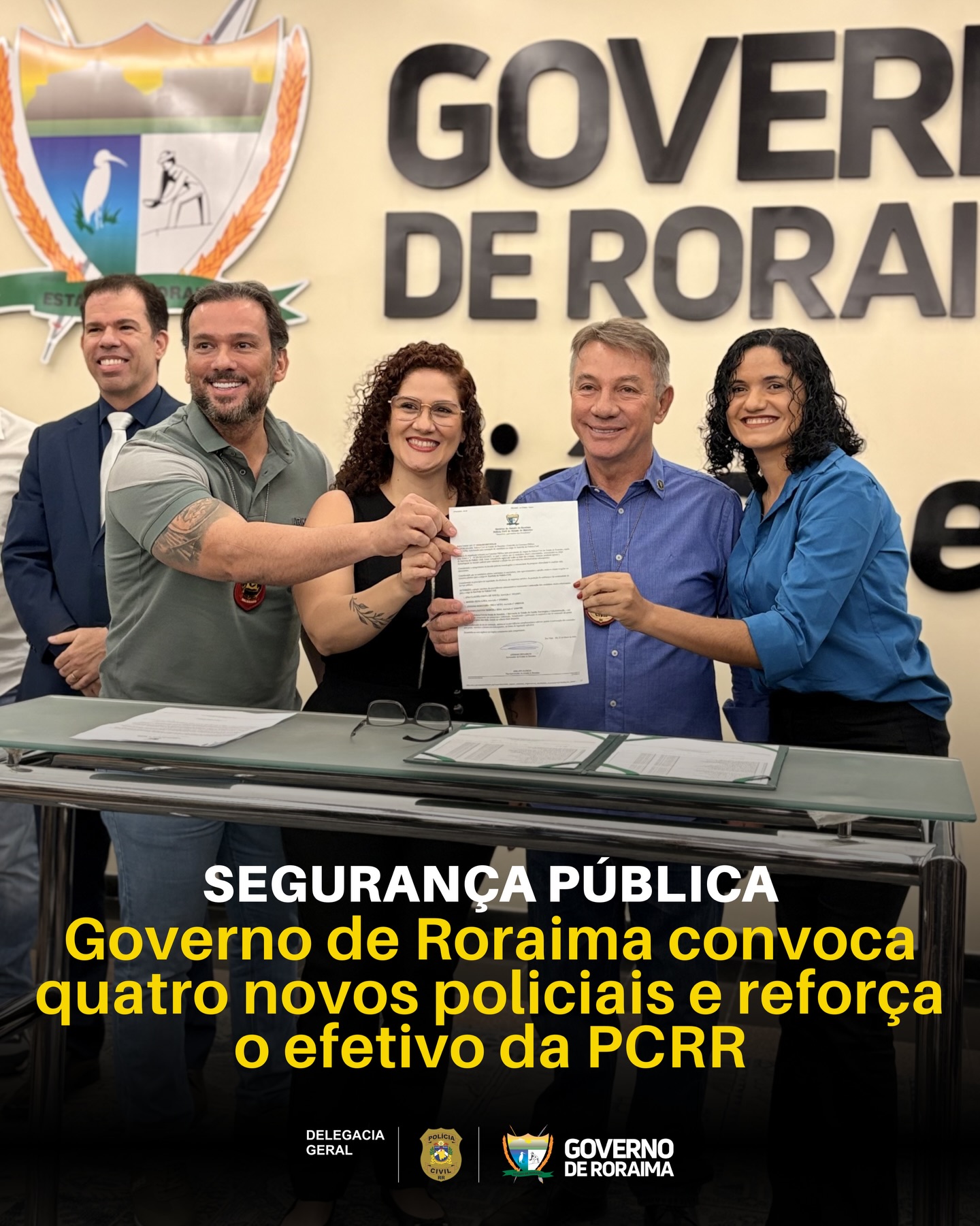 seguranca-publica:-governo-de-roraima-convoca-quatro-novos-policiais-e-reforca-o-efetivo-da-pcrr